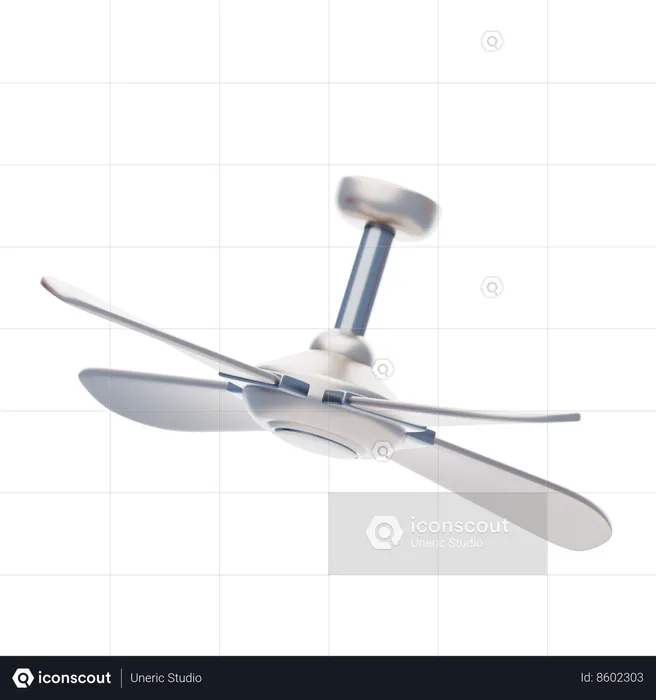 Ceiling Fan  3D Icon