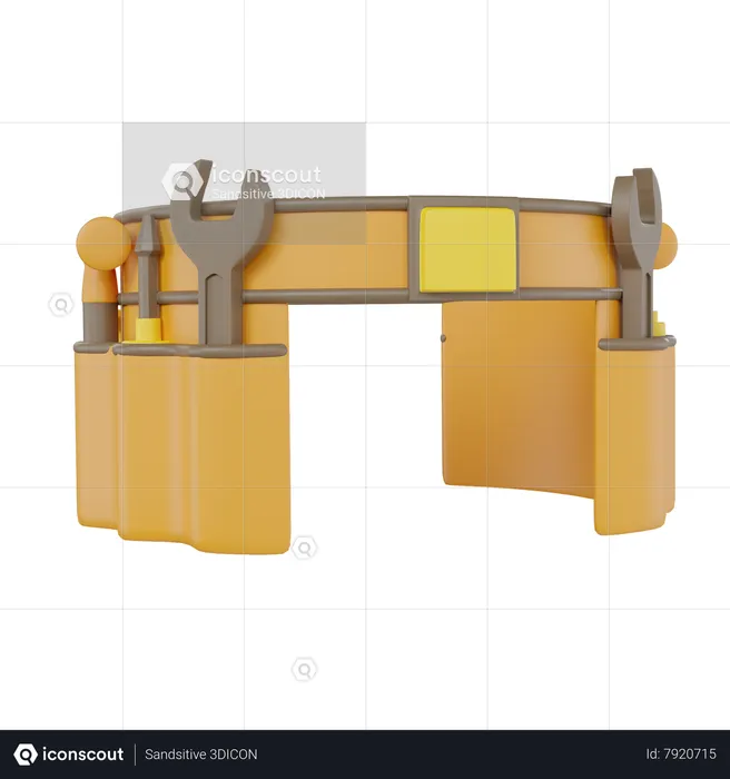 Ceinture à outils  3D Icon