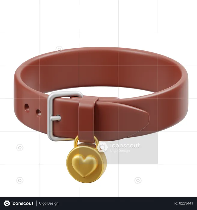 Ceinture pour animaux de compagnie  3D Icon