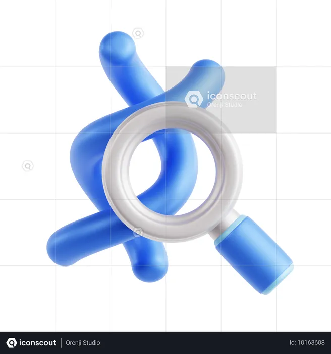 DNA-Scheide  3D Icon