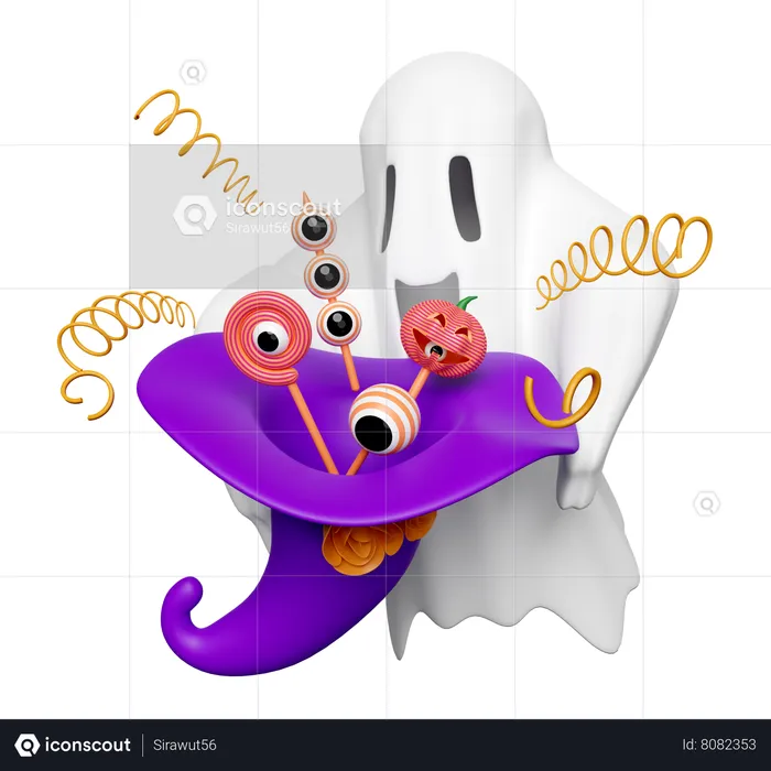 Celebración de Halloween  3D Icon