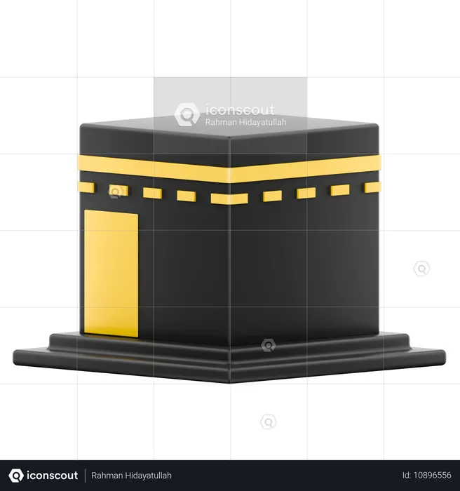 Celebración del Ramadán en la Kaaba  3D Icon