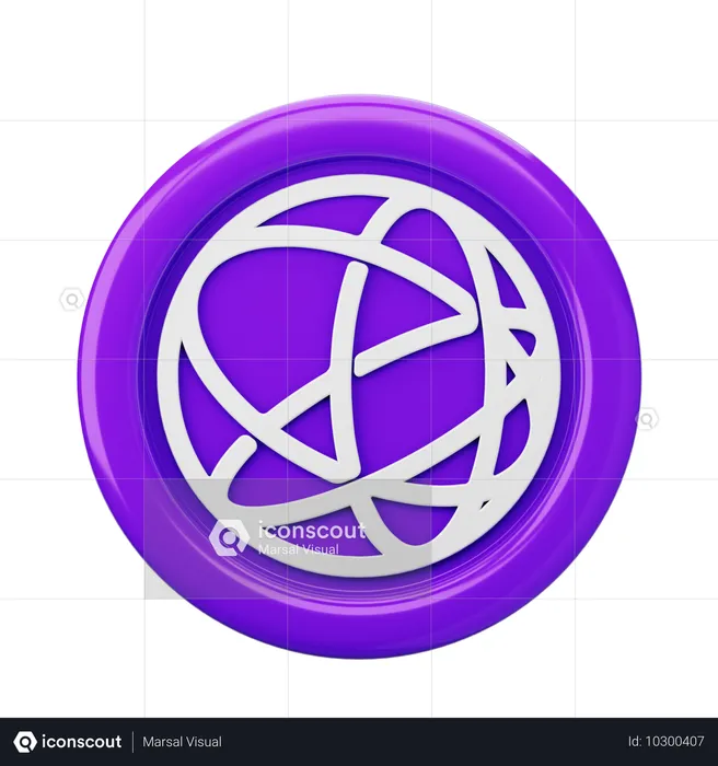 Moneda TIA de Celestia  3D Icon