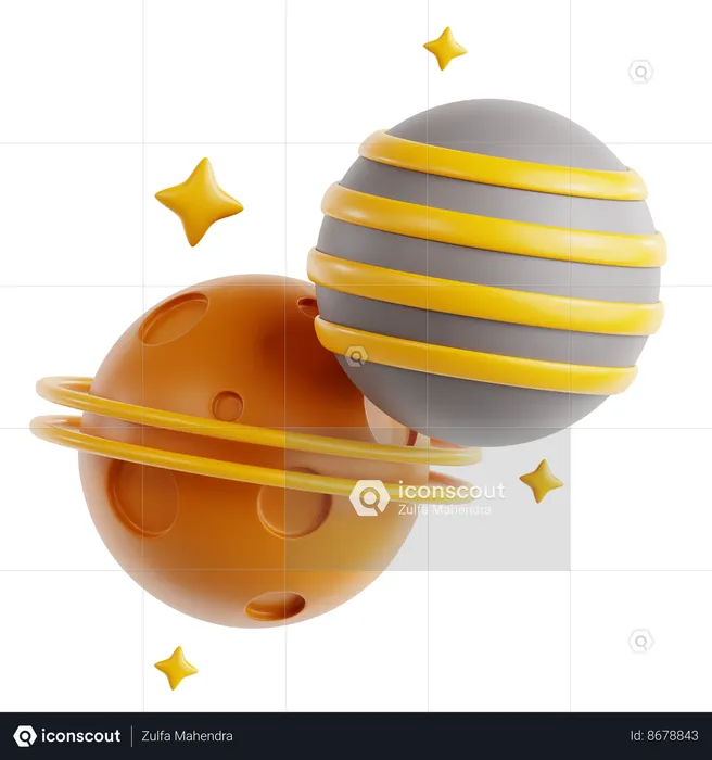 Celestial Body  3D Icon