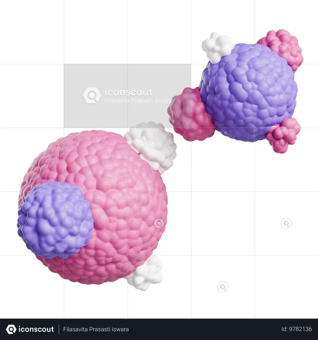 Cellule cancéreuse  3D Icon