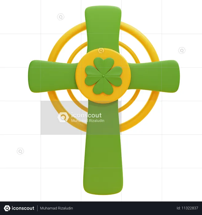 CELTIC CROSS  3D Icon
