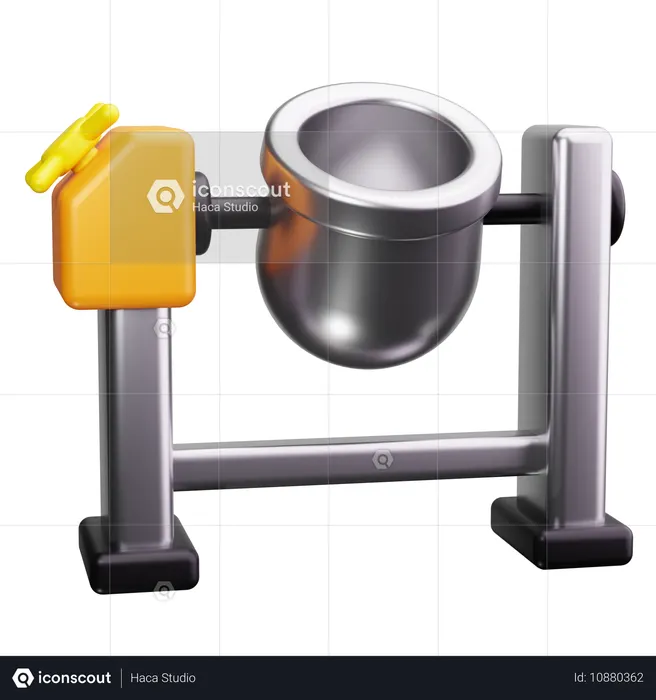 Cement Mixer  3D Icon
