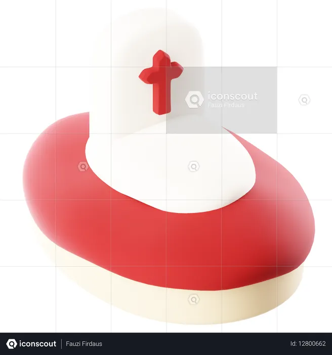 Cemetery  3D Icon