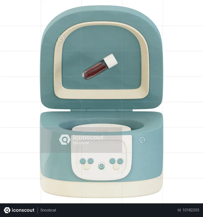 Centrifuge Blood  3D Icon