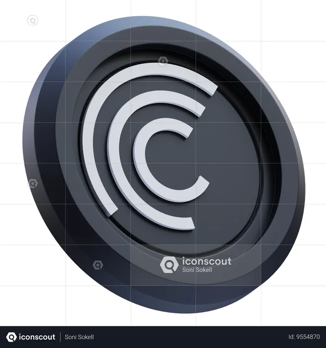Centrifuge Cryptocurrency  3D Icon