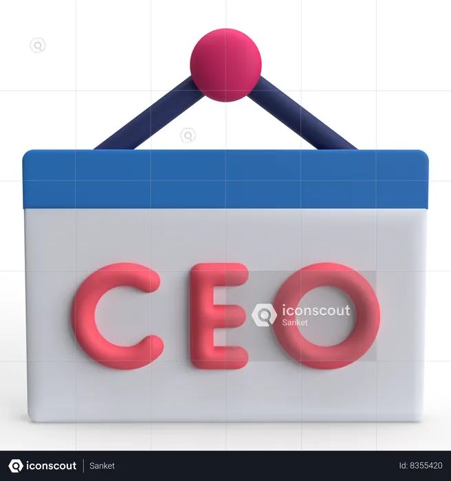 CEO  3D Icon