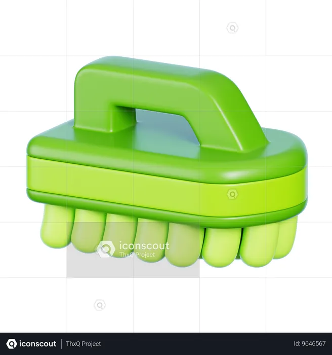 Cepillo de limpieza  3D Icon