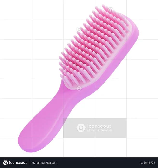 Cepillo para el pelo  3D Icon