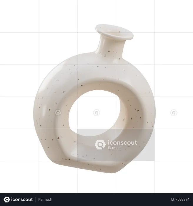 Ceramic Pot  3D Icon