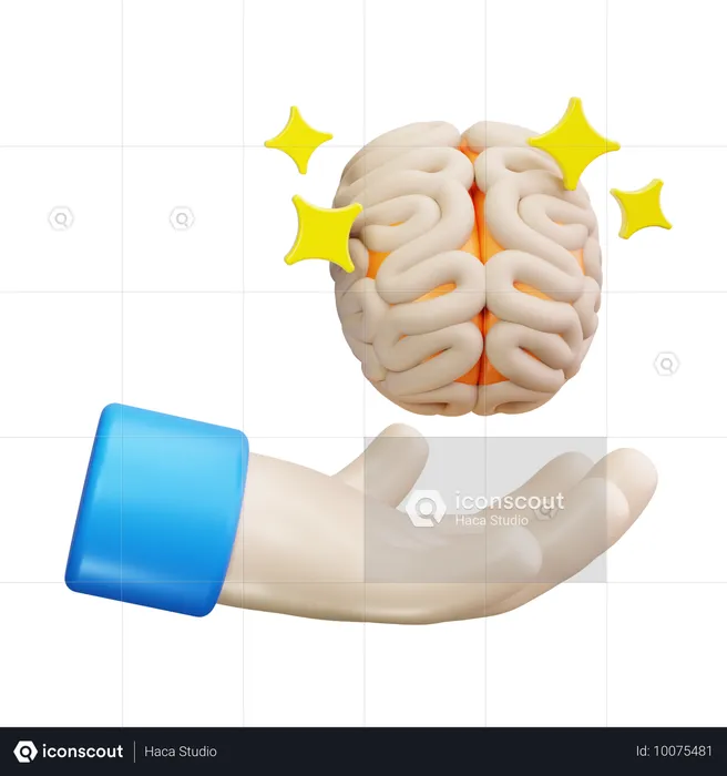 Cerveau  3D Icon