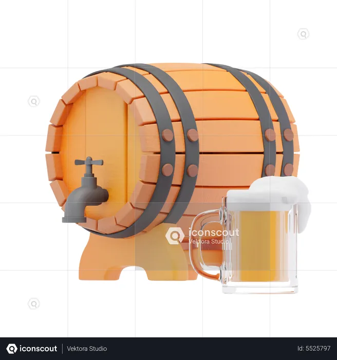 Cerveja  3D Icon