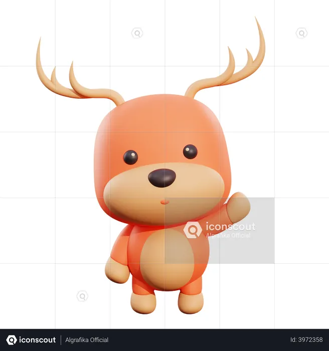 Cervo  3D Icon