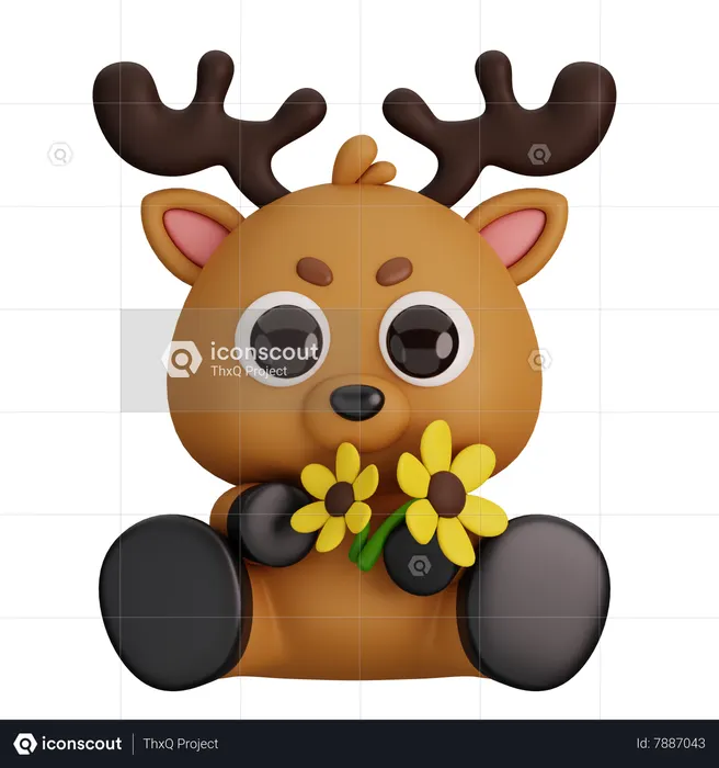 Cervo  3D Icon