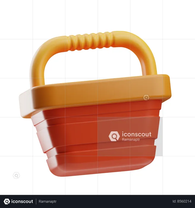 Cesta de la compra  3D Icon