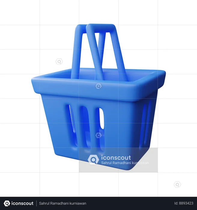 Cesta de la compra  3D Icon