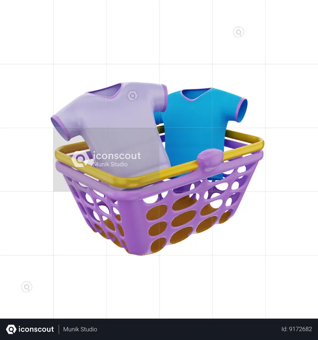 Cesta de la compra  3D Icon