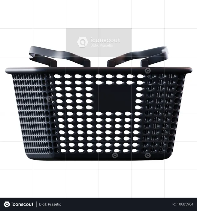 Cesta de la compra  3D Icon