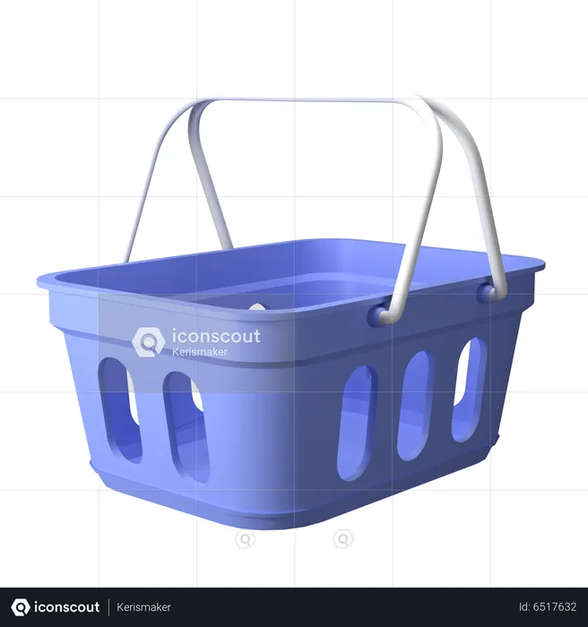 Cesta de la compra  3D Icon