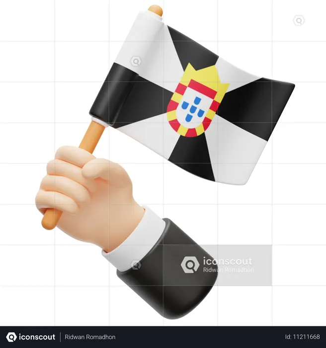 Ceuta Flag Flag 3D Icon