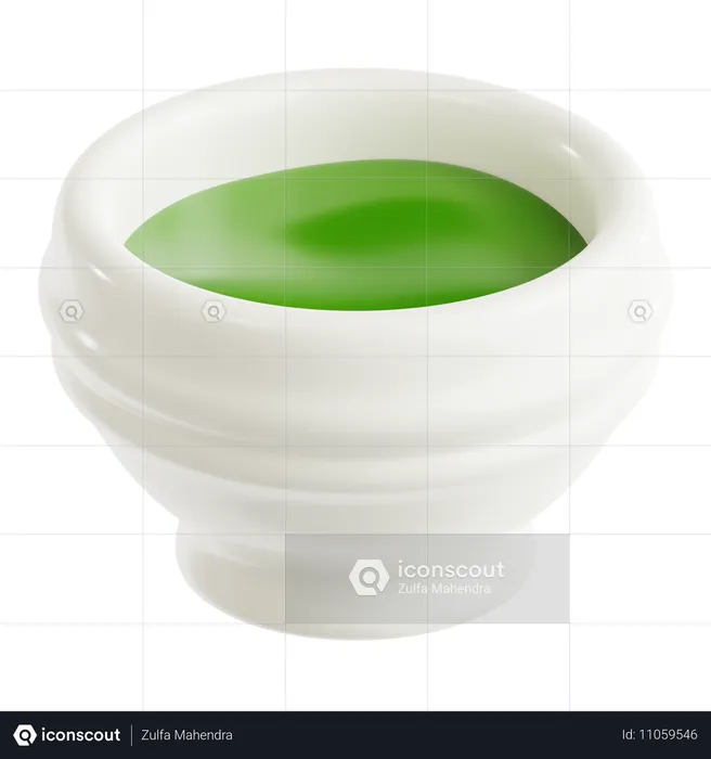 Chá verde  3D Icon