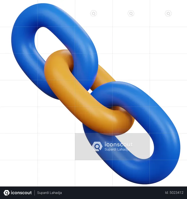 Chain  3D Icon