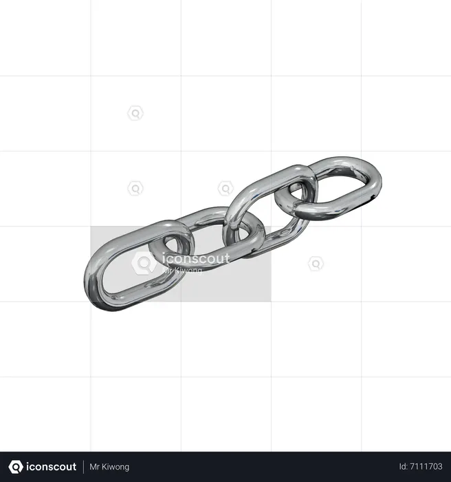 Chain  3D Icon