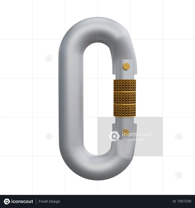 Chain Link Logo 3D Icon