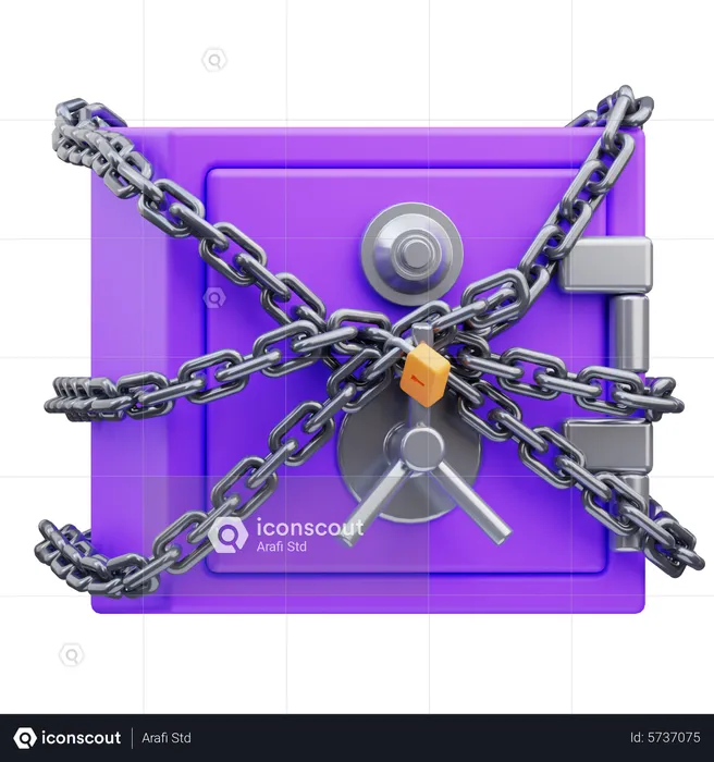 Chained  3D Icon