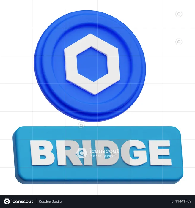 Chainlink Bridge  3D Icon