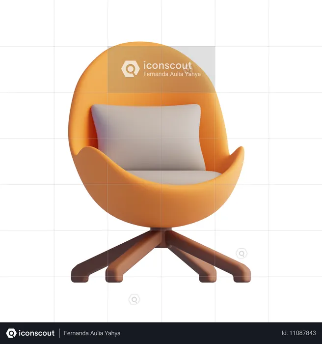Chair  3D Icon