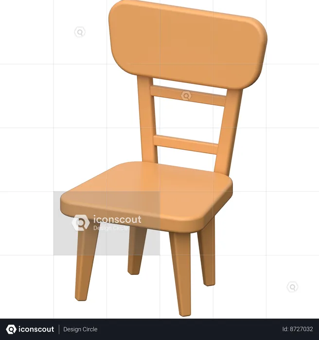 Chair  3D Icon