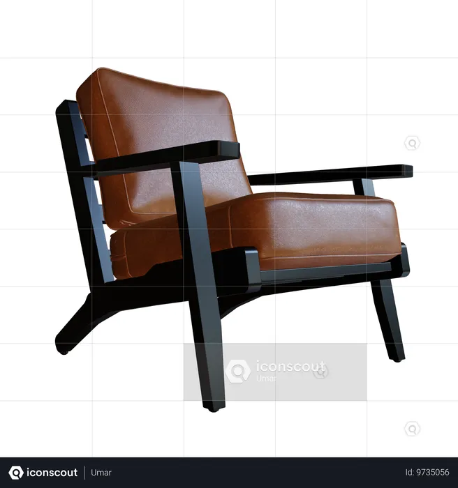 Chair  3D Icon