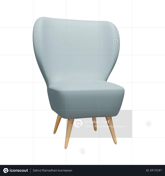 Chair  3D Icon