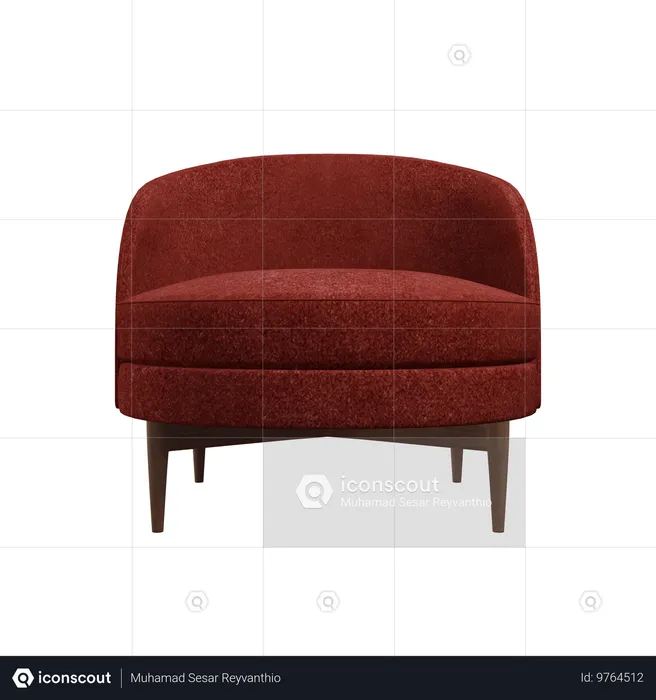 Chair  3D Icon