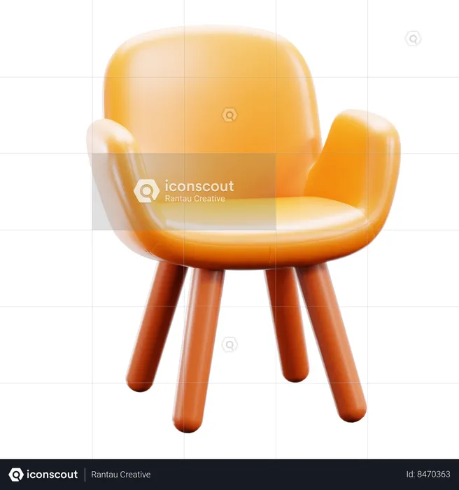 Chair  3D Icon