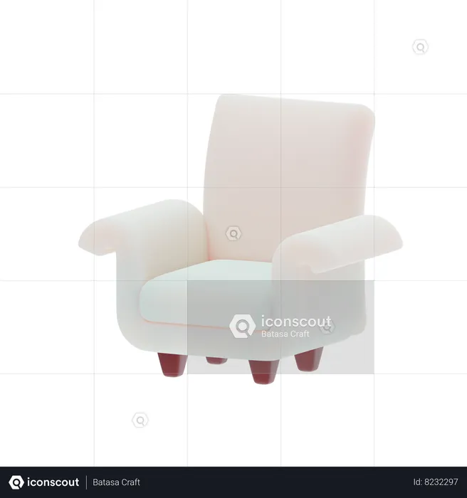 Chair  3D Icon