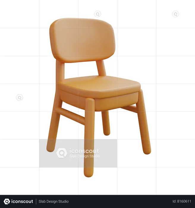 Chair  3D Icon