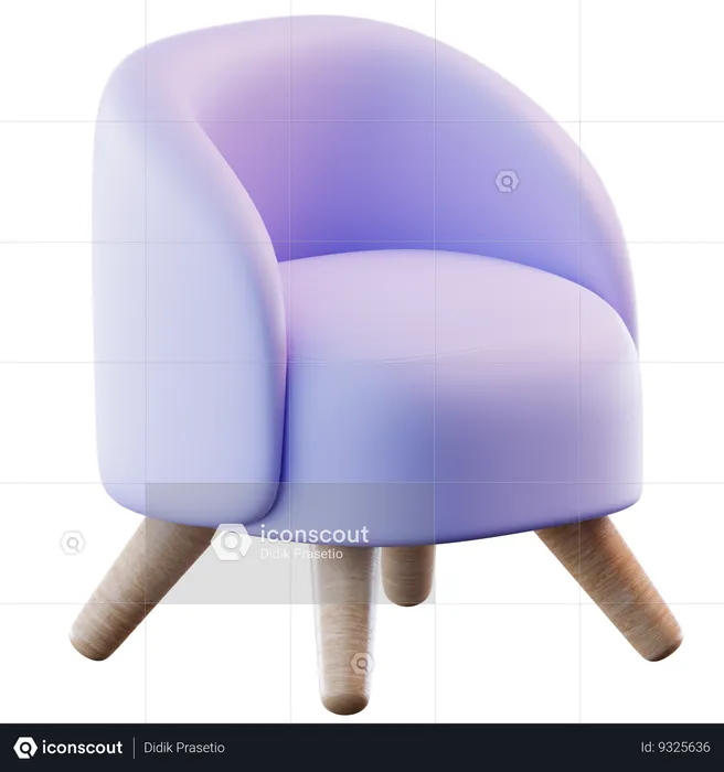 Chair  3D Icon