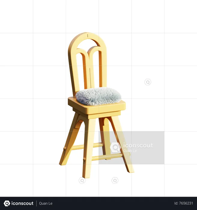 Chair  3D Icon