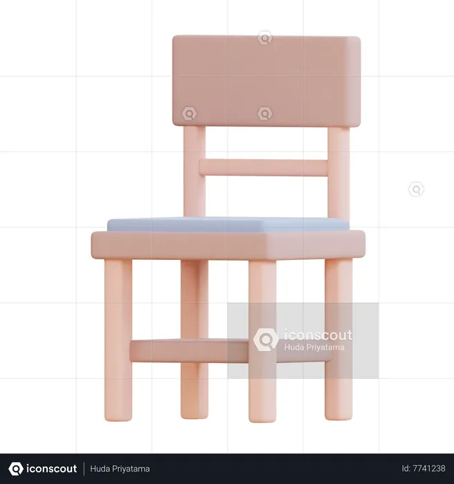 Chair  3D Icon