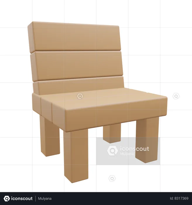 Chair  3D Icon