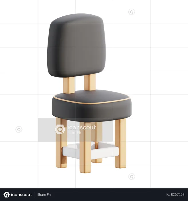 Chair  3D Icon