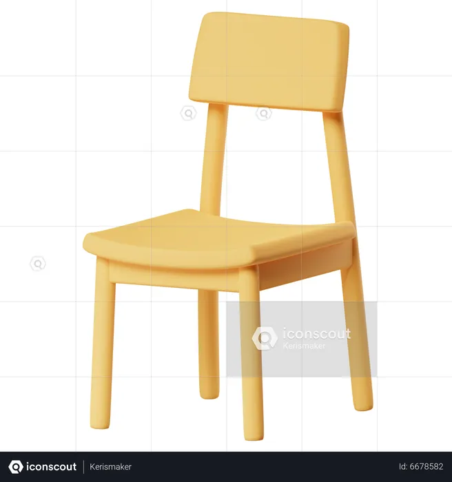 Chair  3D Icon