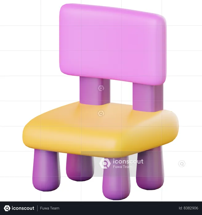 Chair  3D Icon