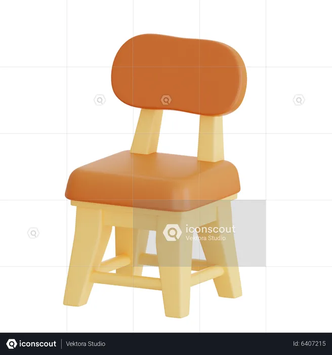 Chair  3D Icon